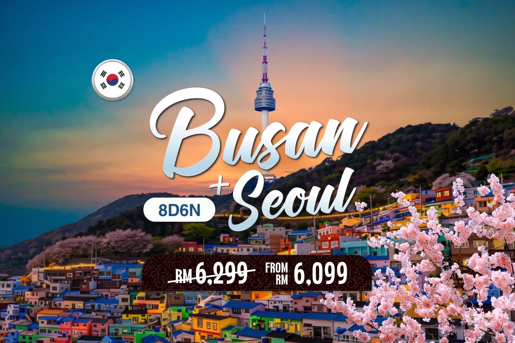 8D Busan + Seoul Tour