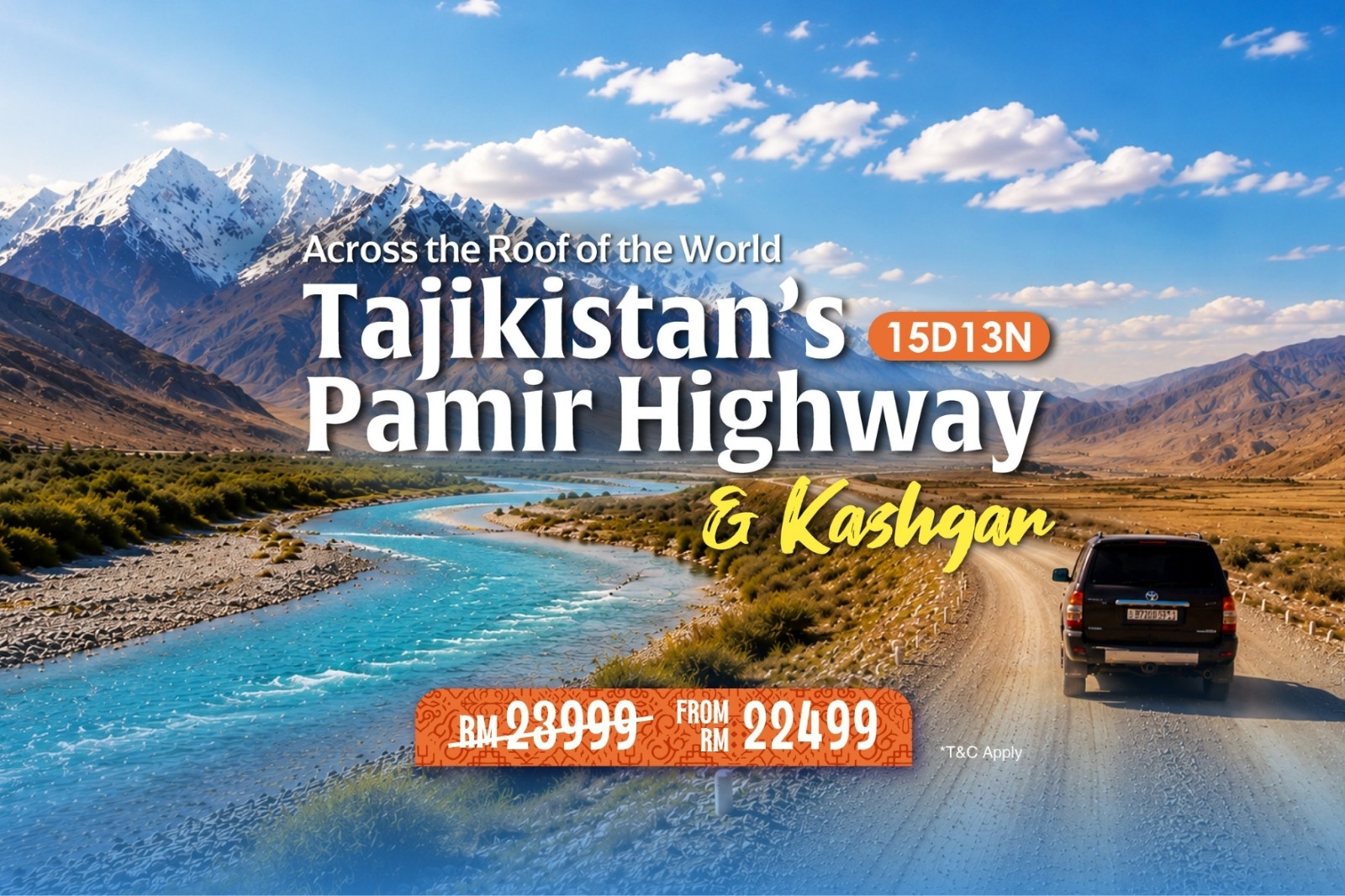 15D Pamir Highway & Kashgar Tour