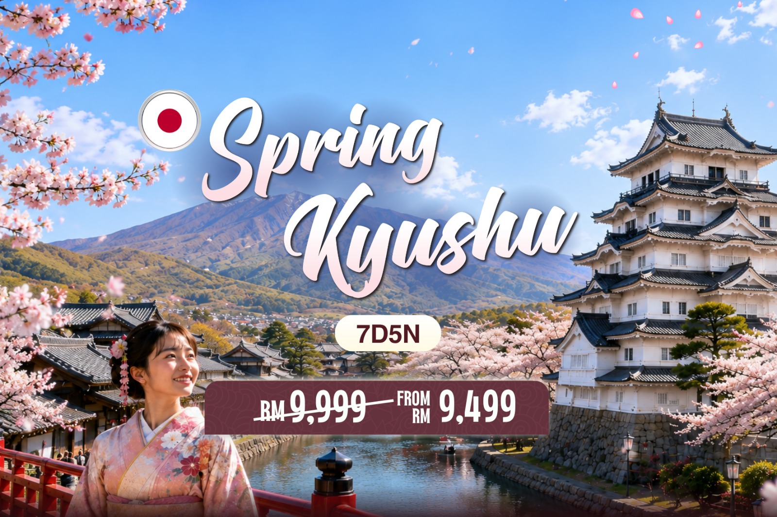 7D KYUSHU - A Journey Through the Spring of Japan Tour